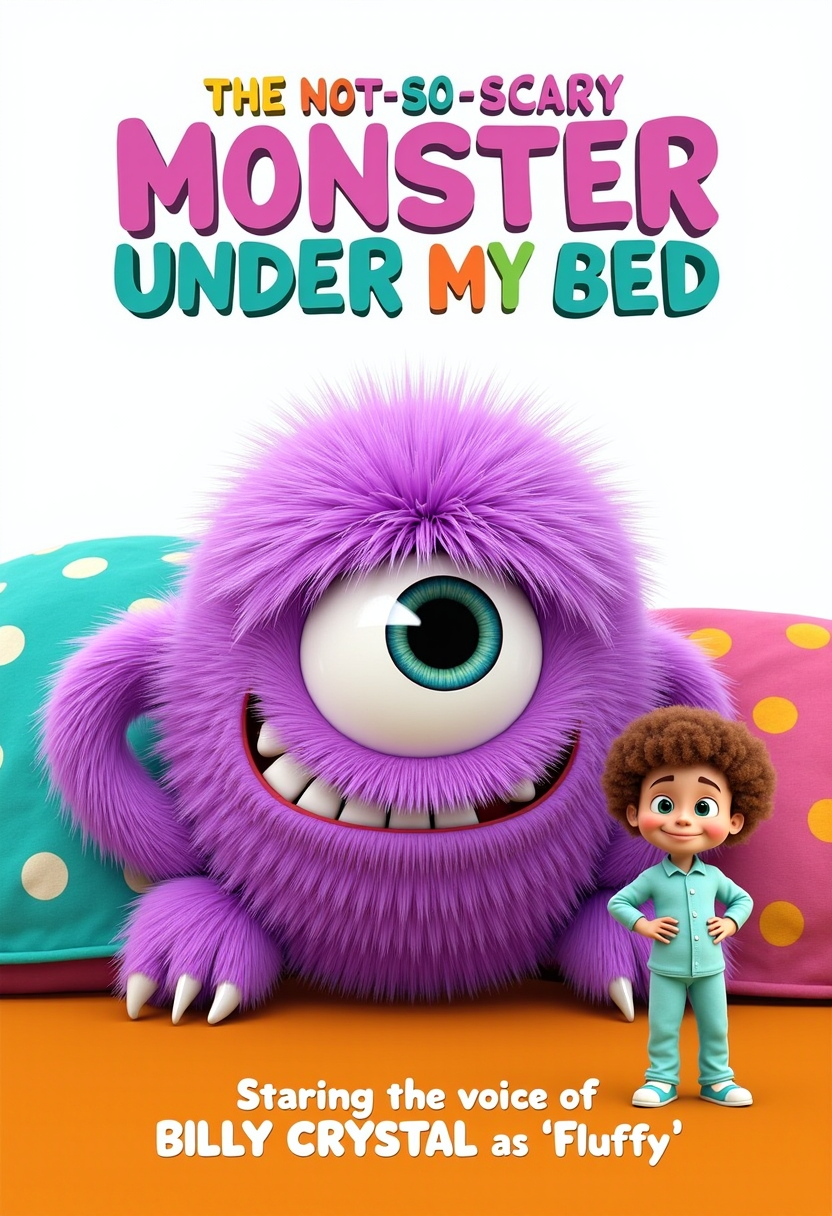 Monster Under My Bed Children's Movie Poster